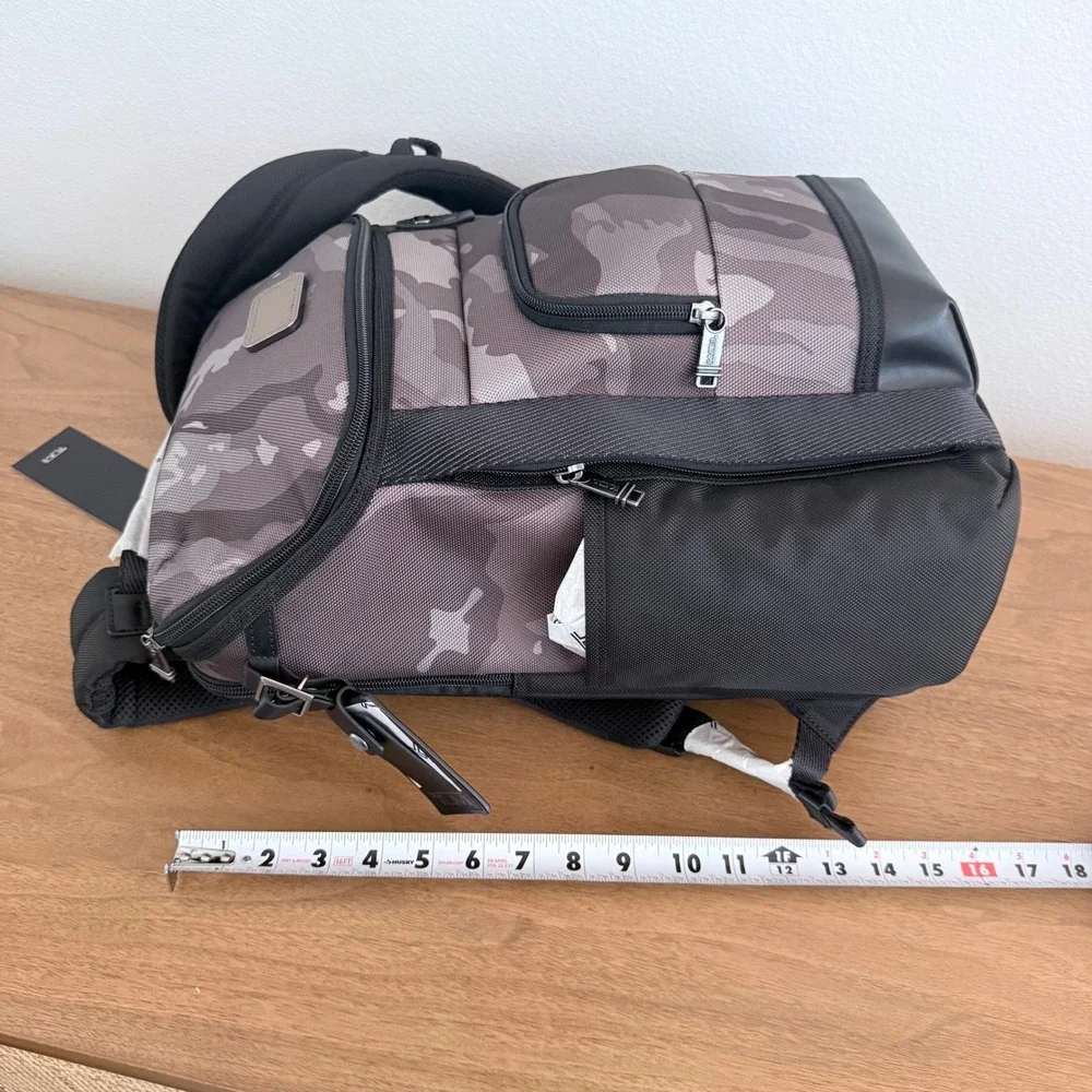 Tumi Thornhill Backpack Grey Camo Ballistic Nylon Laptop Bag 02223683CTYMPO